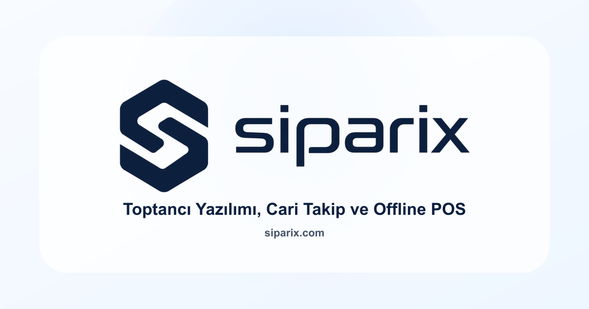 Maviona tarafından geliştirilen Siparix ürün ekosistemi